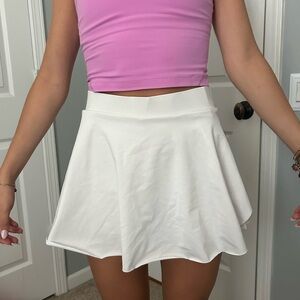 White Tennis Skirt